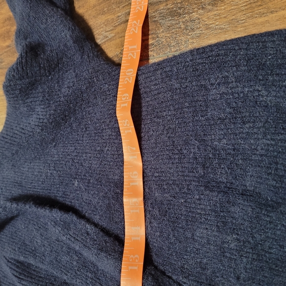 J. Crew Navy Long Double-Breasted Cardigan Sweater size S - Picture 11 of 13